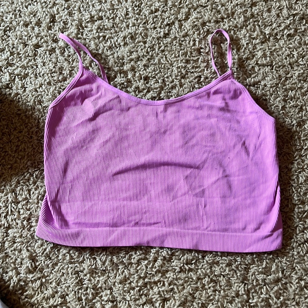 Purple work out top
